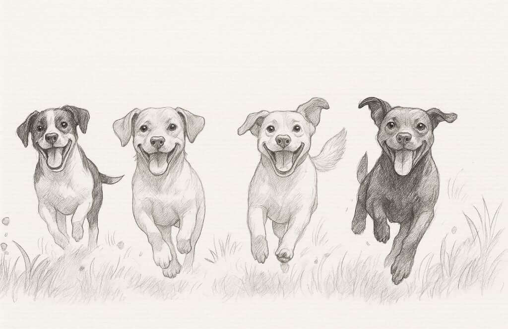 PencilSketchDogs
