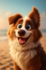 CGI Style Border Collie