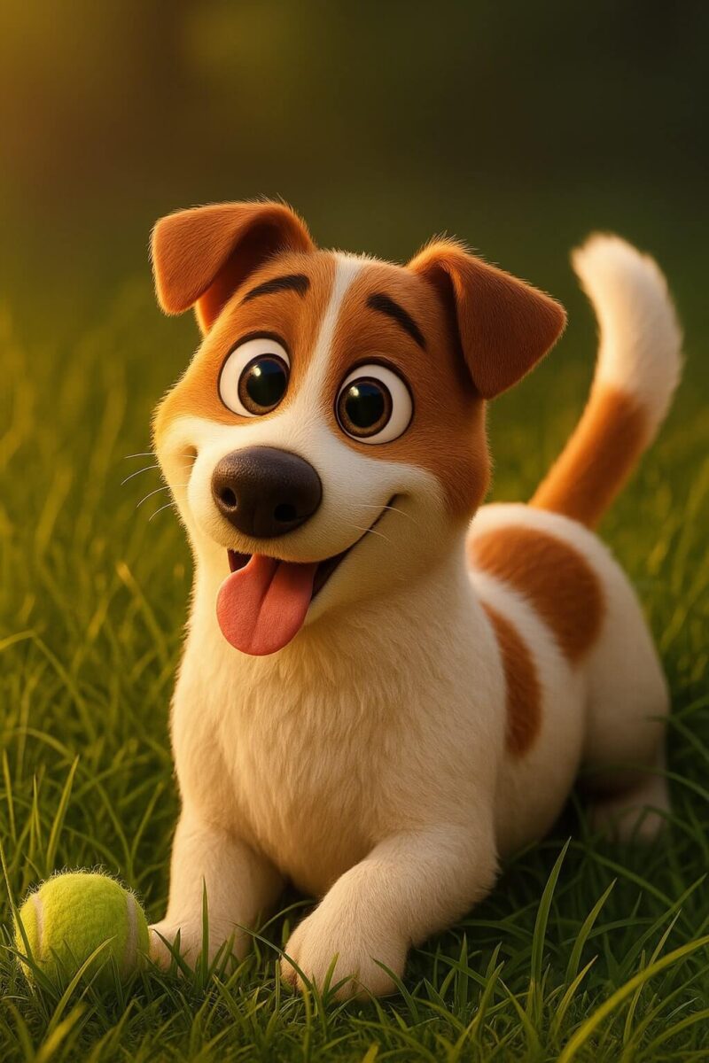 CGI style Jack Russel