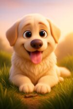 CGI style Golden Retriever