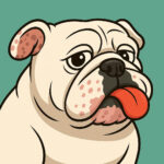 Classic cartoon style Bulldog