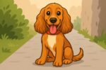 Classic cartoon style Spaniel