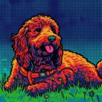 Pop Art style image of a cockapoo
