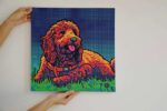 A print of a pop art style Cockapoo