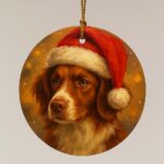 Ceramic Pet Portrait Christmas Tree Decoration