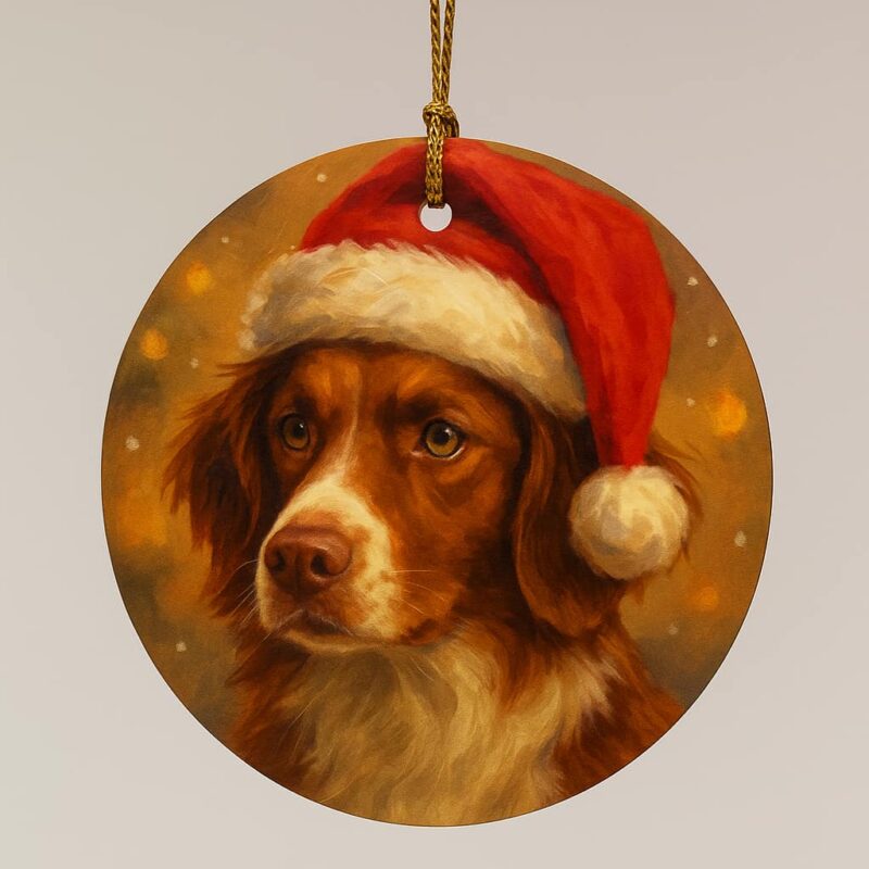 Ceramic Pet Portrait Christmas Tree Decoration