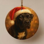 Ceramic Pet Portrait Christmas Tree Decoration