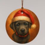Ceramic Pet Portrait Christmas Tree Decoration