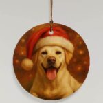 Ceramic Pet Portrait Christmas Tree Decoration