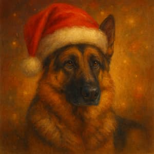 Customer testimonial from Maureen for Santa Paws portrait